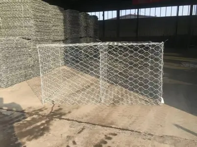 2x1x1m Gabion Baskets - EN Standard Heavy Galvanized for Retaining Wall Construction