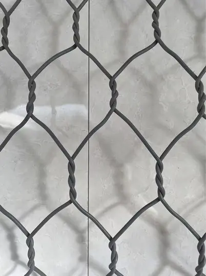 Grey PVC Coated Gabion Baskets - Double Twisted Mesh for Aesthetic Retaining Walls & Erosion Control